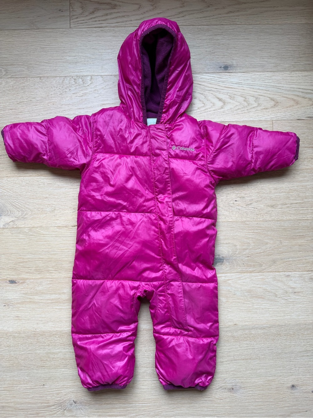 Columbia Baby Insulated Snowsuit Bunting Pink 6-12M